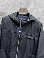 LV HOODED JACKET BLACK 239027