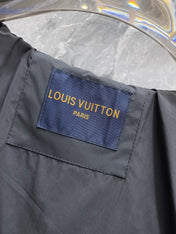 LV HOODED JACKET BLACK 239027