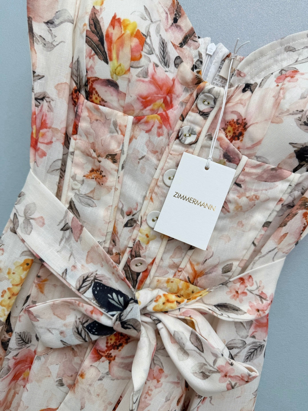ZIMMERMANN 26S WAIST-CINCHED DRESS STYLE 95