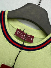GUCCI 26S SHORT-SLEEVE KNIT SWEATER 389