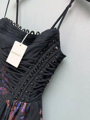 ZIMMERMANN 26S PATTERNED CAMI DRESS STYLE 66