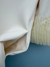 VALENTINO 26S PLEATED SLEEVE DRESS 133