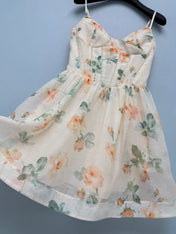 ZIMMERMANN 26S FLORAL SPAGHETTI STRAP DRESS STYLE 23