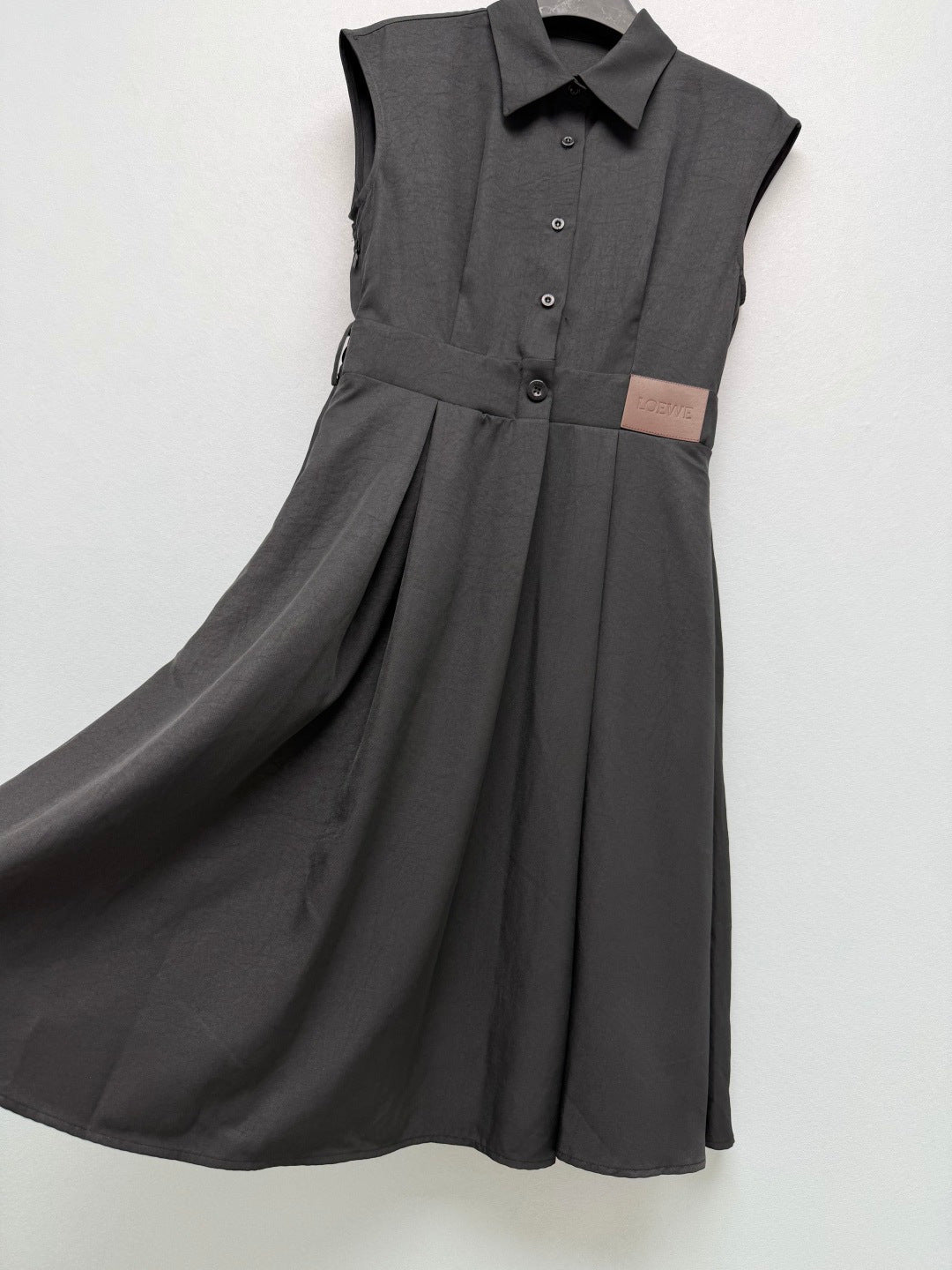 LOEWE 26S SLEEVELESS SHIRT DRESS 346