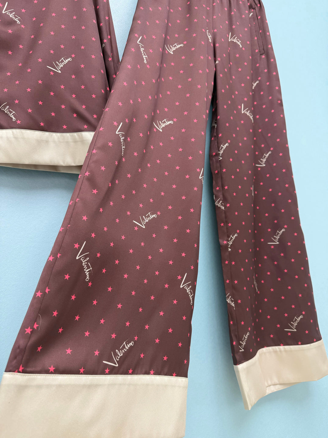 VALENTINO 26S SHIRT & WIDE-LEG PANTS SET 374