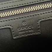 GUCCI 26S CROSSBODY BAG 33 IN BLACK EMBOSSED CALFSKIN