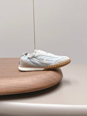 HM 26S BOUNCING SNEAKERS IN ICE BLUE NYLON AND LIGHT GREY SUEDE