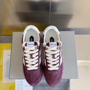 TOM FORD 26S SNEAKERS IN WINE RED SUEDE