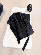 HERMES 25S SEQUIN-EMBROIDERED KNIT CAPE 319