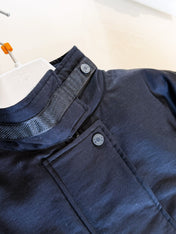 HERMES 25S QUILTED WINDJACKET WITH STAND COLLAR 308