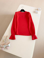 VALENTINO 26S LONG-SLEEVE SILK SHIRT 1229