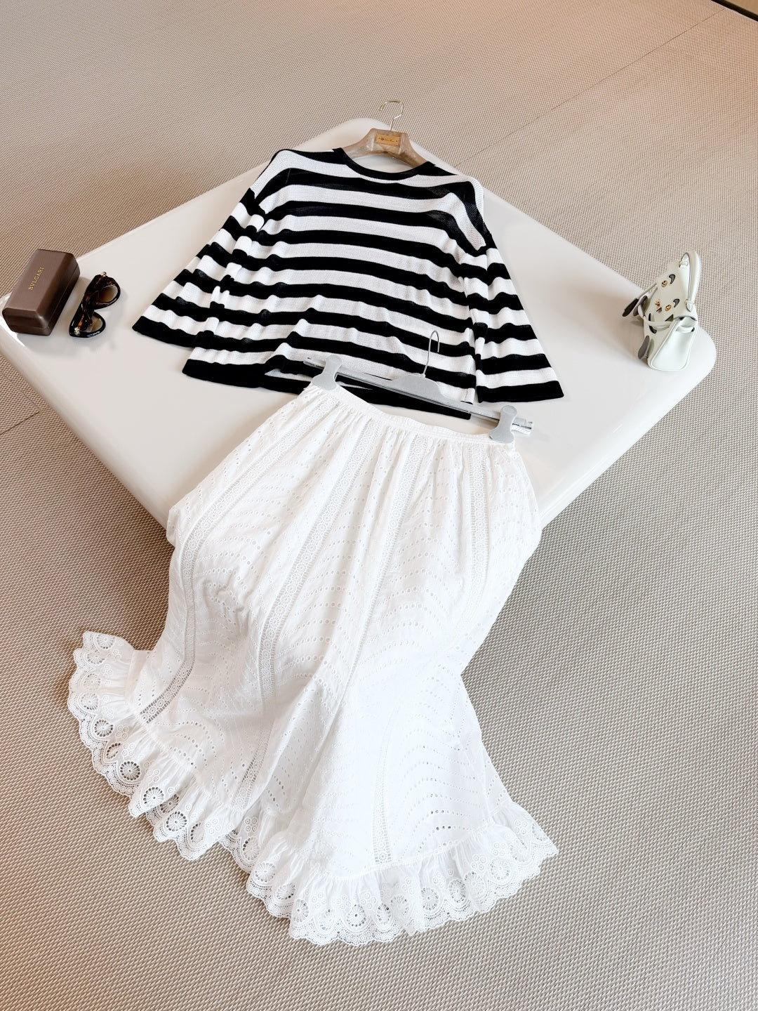 RALPH LAUREN 26S STRIPED KNIT SWEATER 427