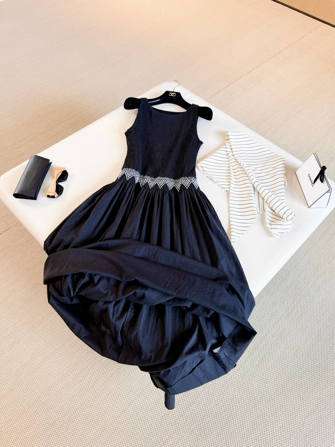 RALPH LAUREN 26S PLEATED DRESS 376