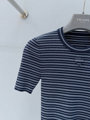 PRADA 26S SHORT SLEEVED KNIT T-SHIRT 810