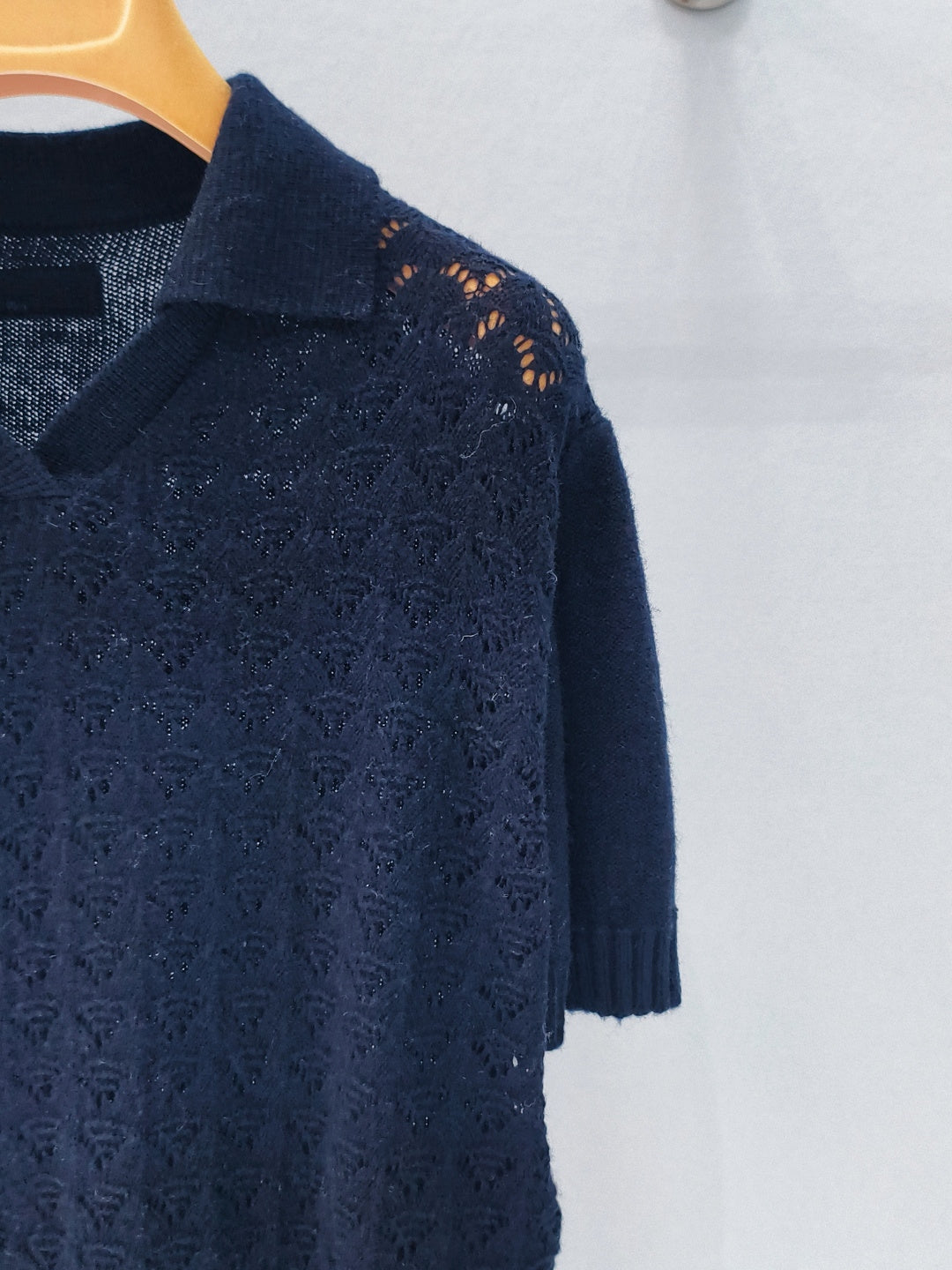 MIUMIU 26S KNITTED POLO SHIRT 881