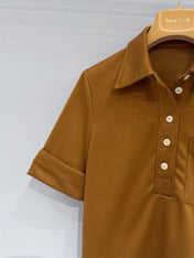 MIUMIU 26S SHORT-SLEEVE POLO T-SHIRT STYLE 1102