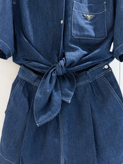 PRADA 26S DENIM JUMPSUIT 996