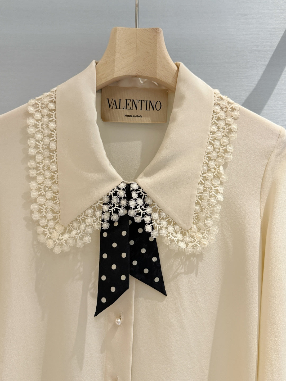 VALENTINO 26S SILK BOW BLOUSE 367