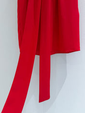 VALENTINO 26S TIE-NECK SLEEVELESS BLOUSE 365