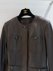 CHANEL 26S LEATHER JACKET 1726