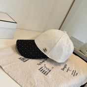 CHANEL 26S CRYSTAL-EMBELLISHED BASEBALL CAP 337797