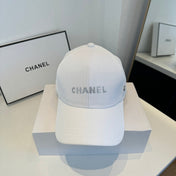 CHANEL 26S BASEBALL CAP WITH CRYSTAL CC LOGO 337987
