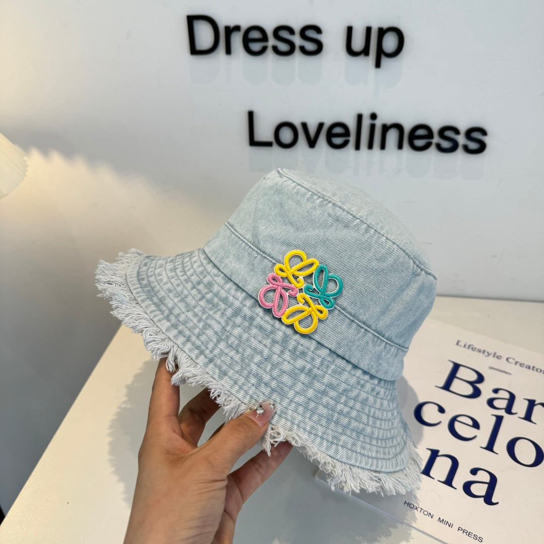 LOEWE 26S DENIM BUCKET HAT STYLE 181