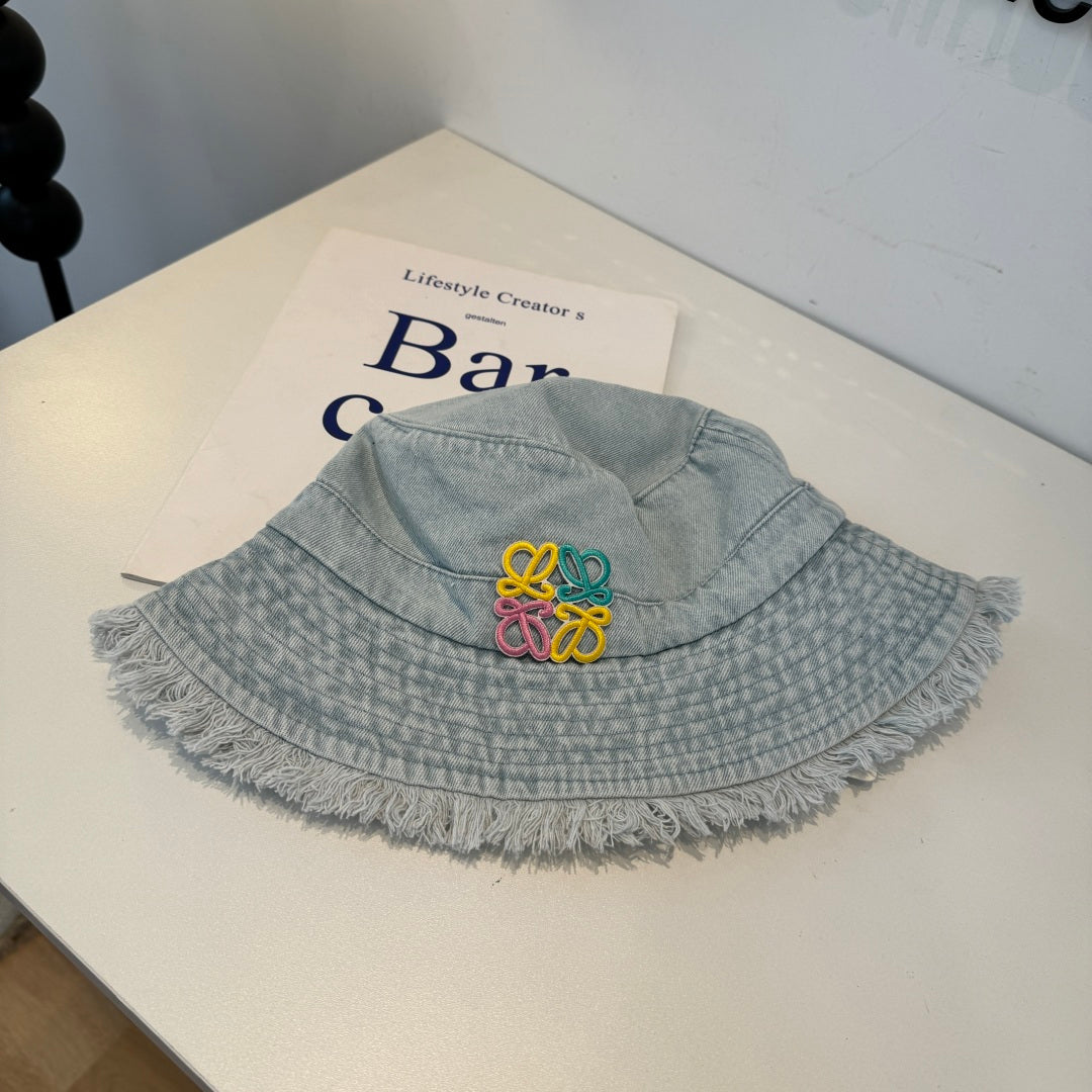 LOEWE 26S DENIM BUCKET HAT STYLE 181