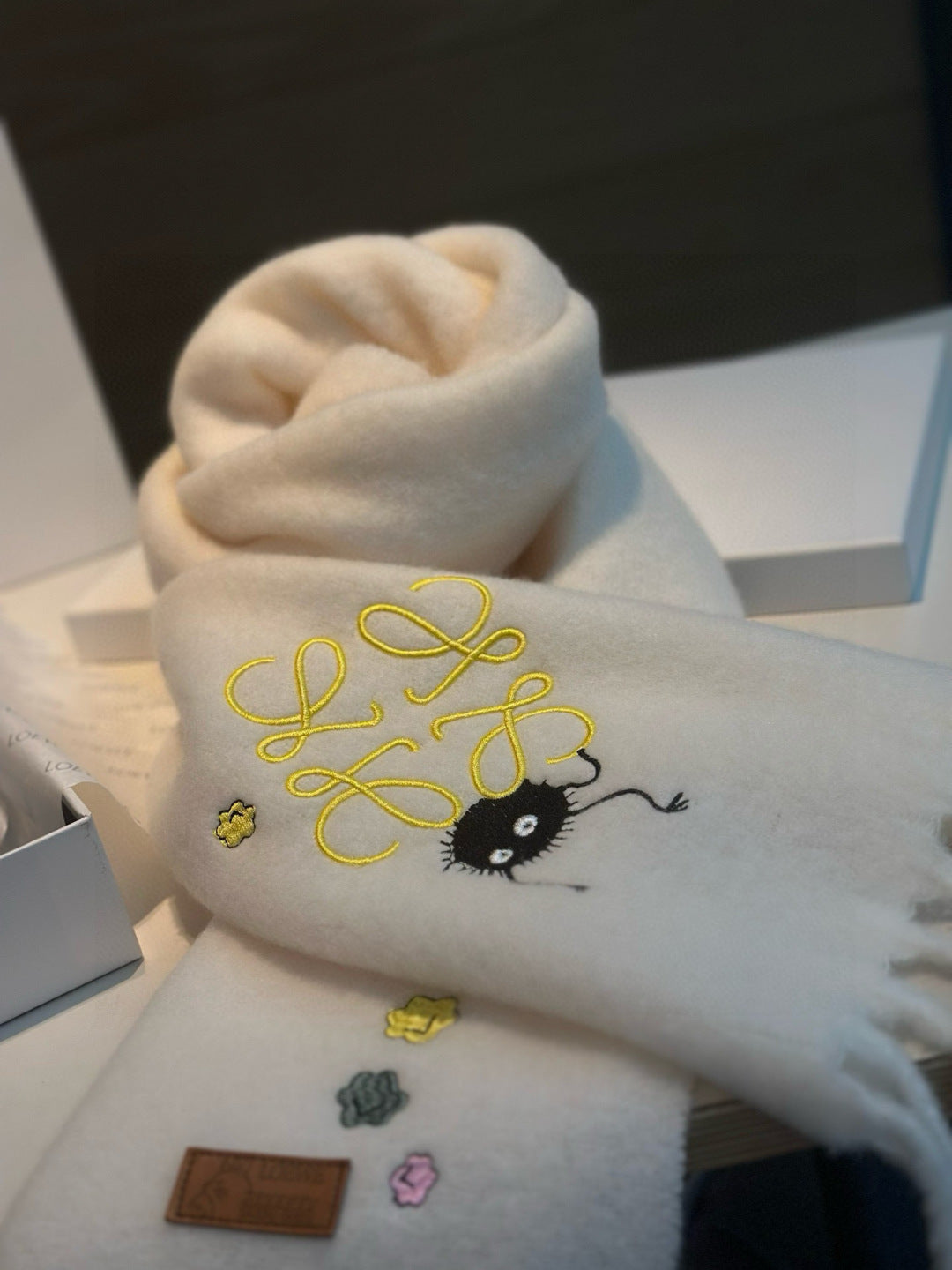 LOEWE 26S SCARF 185 IN WOOL MOHAIR 901963