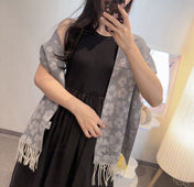 CHANEL 25S SCARF 180 IN CASHMERE 989900