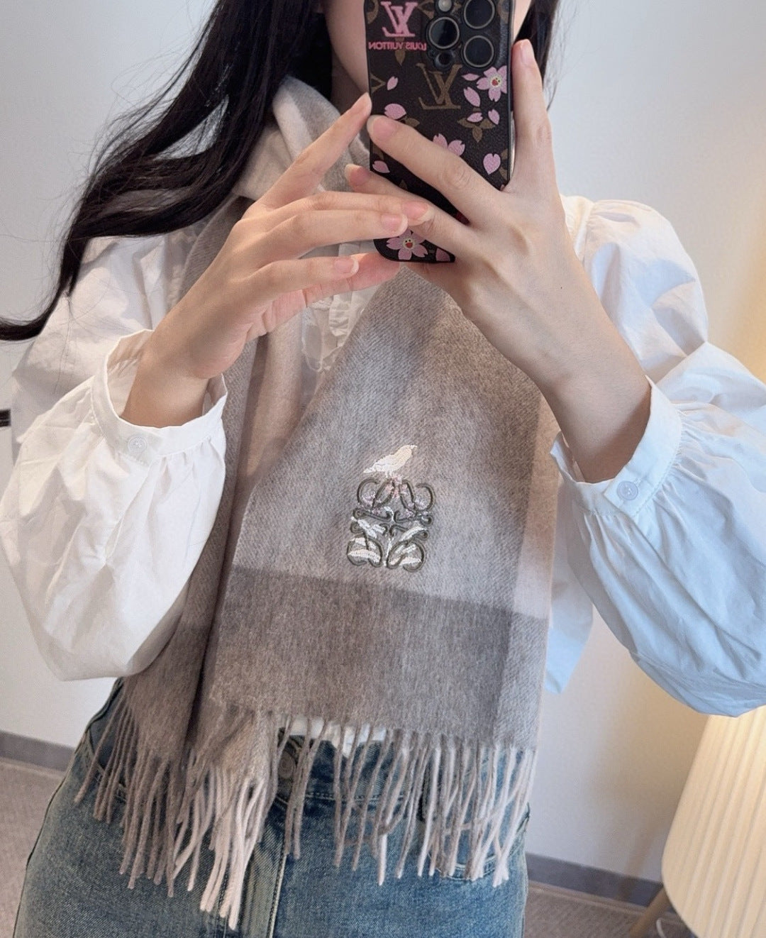 LOEWE 26S SCARF 180 IN CASHMERE 113801