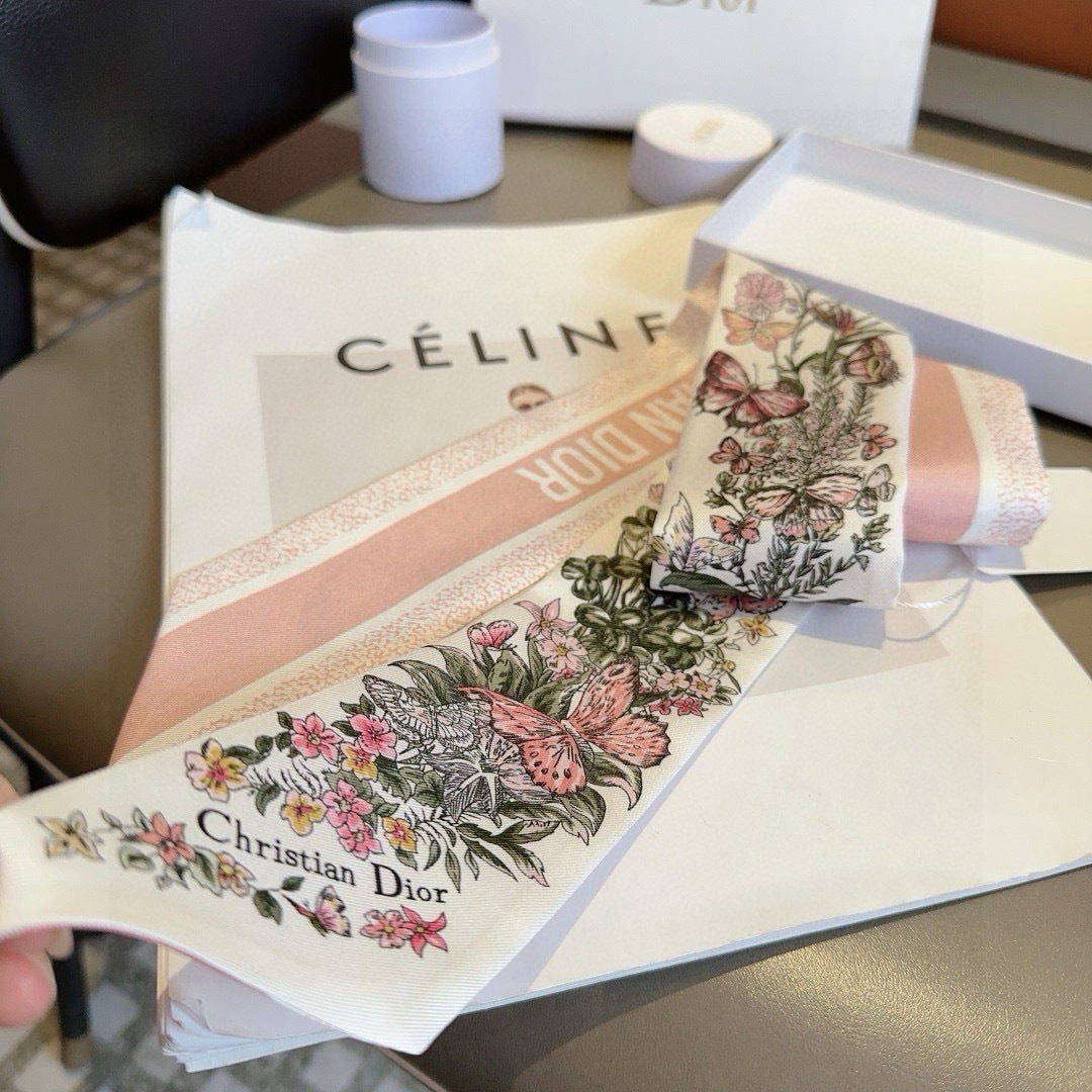 DIOR 26S SCARF 100CM IN SILK 309511