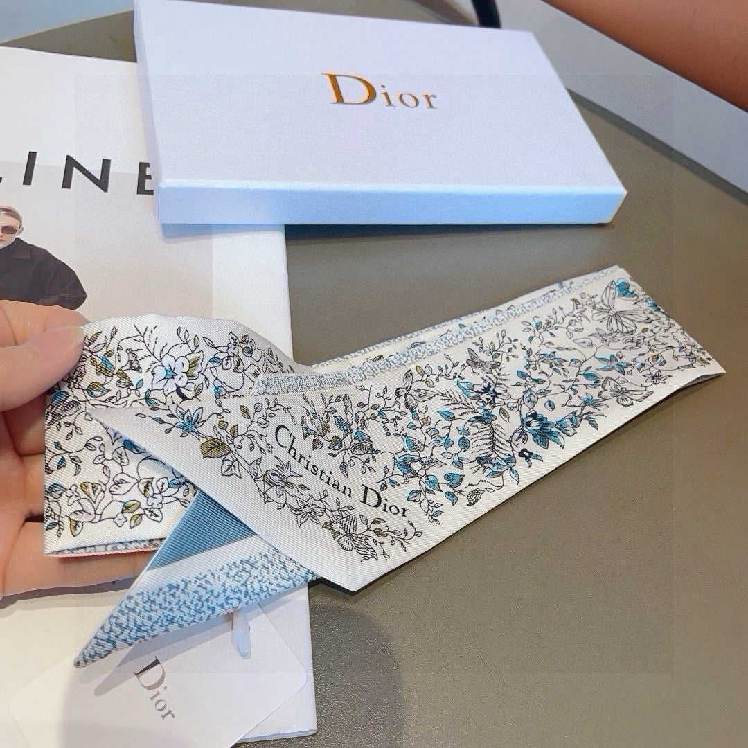 DIOR 26S SCARF 100CM IN SILK 309512