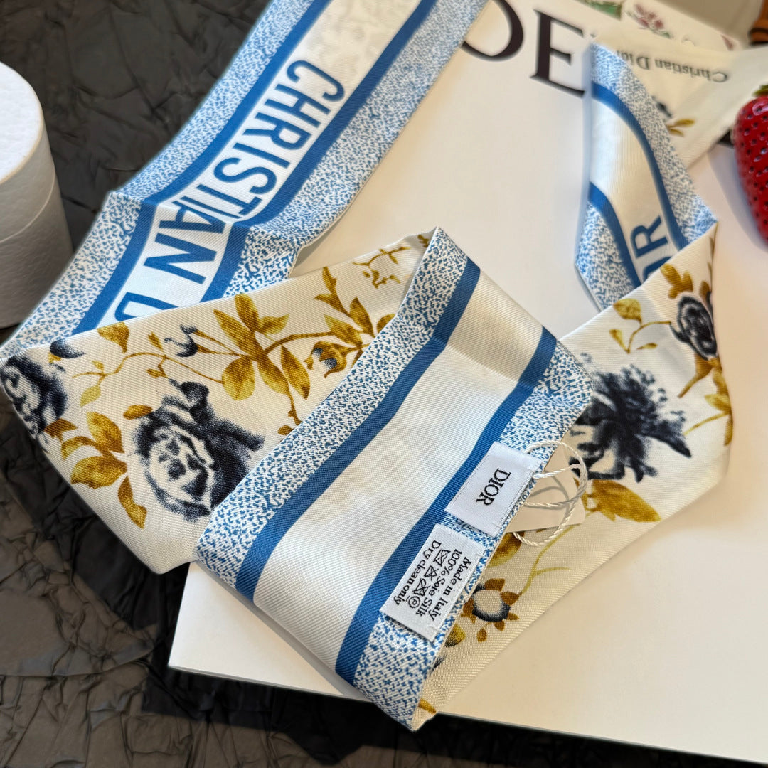 DIOR 26S SCARF 100CM IN SILK 309535
