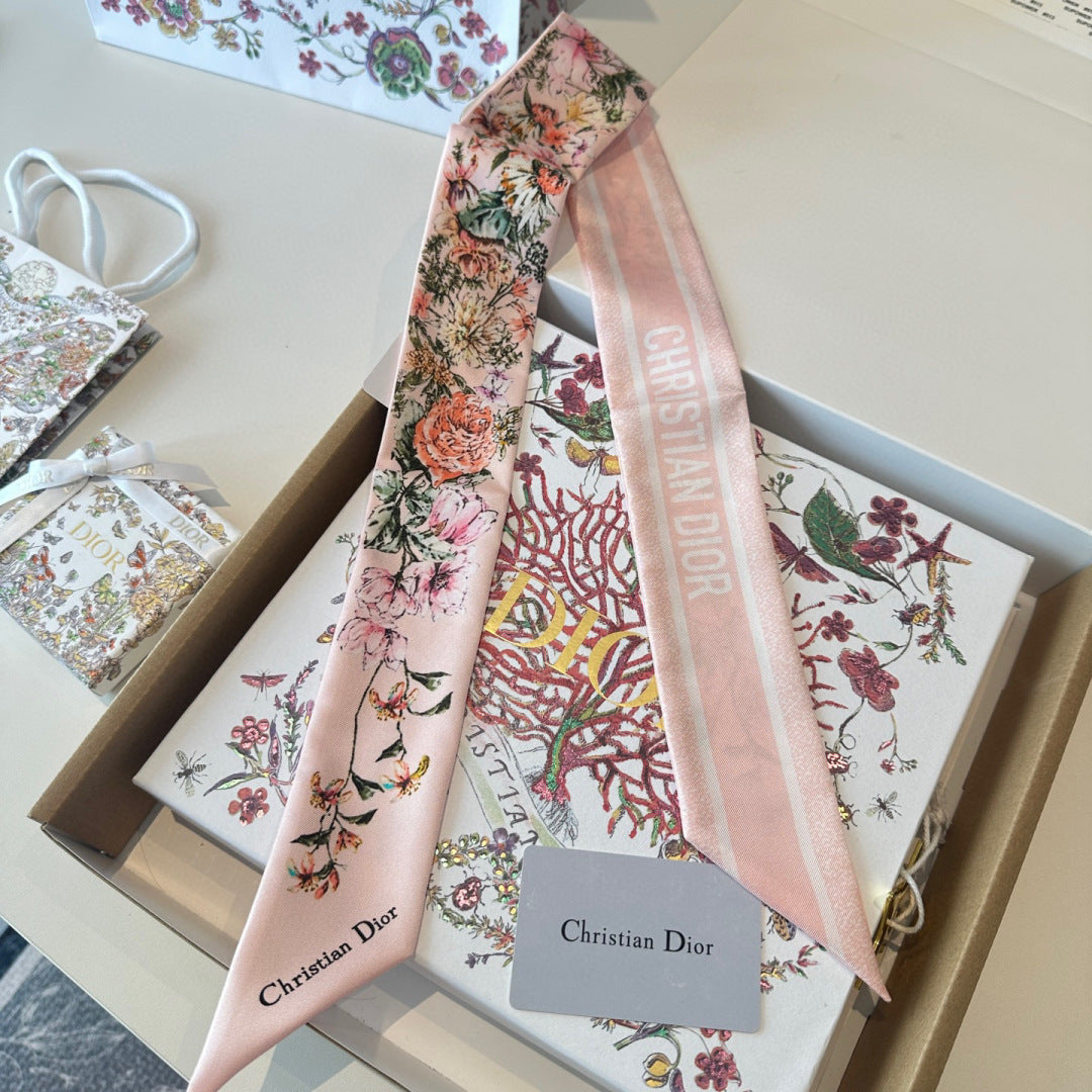 DIOR 26S SCARF 100CM IN SILK 309539