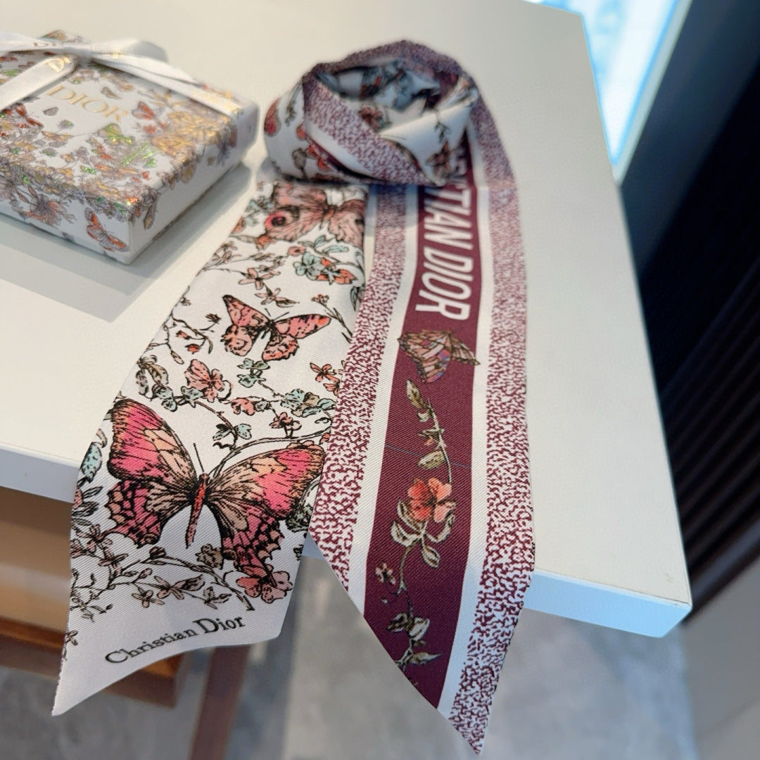 DIOR 26S SCARF 100CM IN SILK 311710