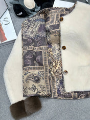 HERMES 25S REVERSIBLE FUR JACKET 473