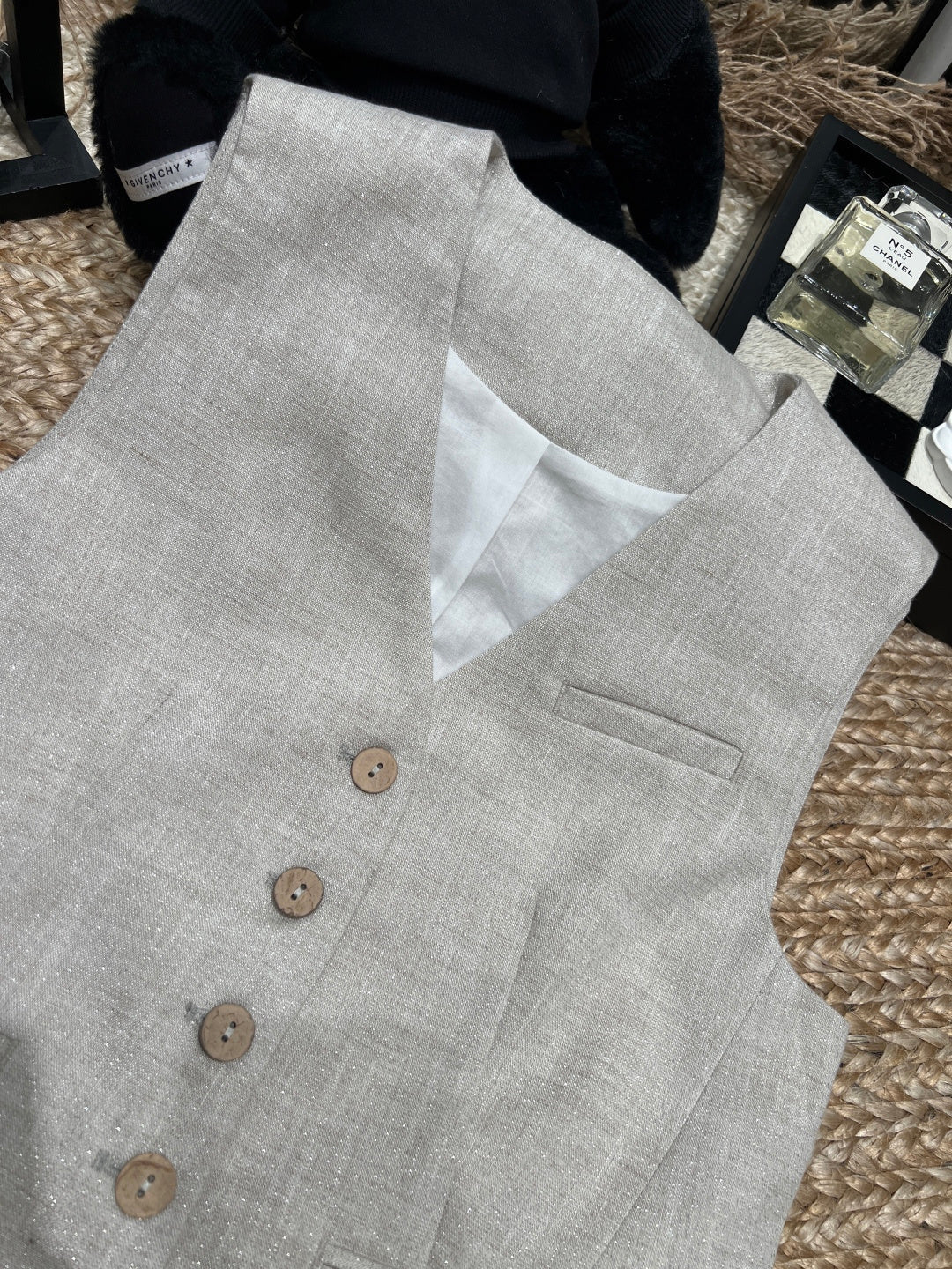 RALPH LAUREN 26S CLASSIC LINEN VEST 432