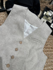 RALPH LAUREN 26S CLASSIC LINEN VEST 432