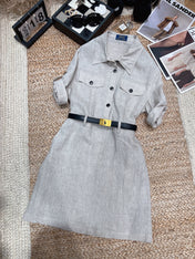 RALPH LAUREN 26S LINEN DRESS 434