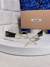 MIUMIU 26S SQUARE FRAME IN METAL 443520