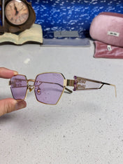 MIUMIU 26S SQUARE FRAME IN METAL 443521