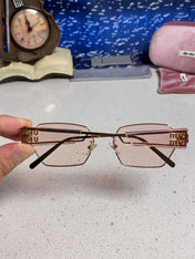 MIUMIU 26S SQUARE FRAME IN METAL 443522