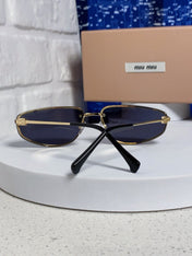 MIUMIU 26S RECTANGULAR FRAME IN METAL 426400
