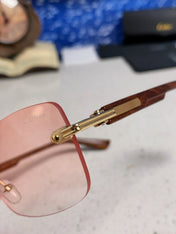 CARTIER 26S RIMLESS FRAME IN METAL 439581