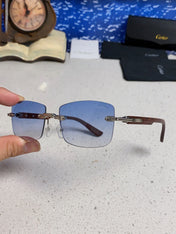 CARTIER 26S RIMLESS FRAME IN METAL 439582