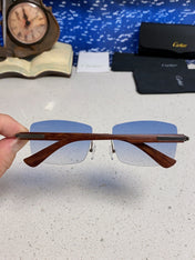 CARTIER 26S RIMLESS FRAME IN METAL 439582