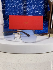 CARTIER 26S RIMLESS FRAME IN METAL 439582
