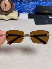 CARTIER 26S RIMLESS FRAME IN METAL 439583