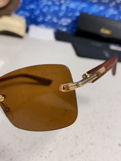 CARTIER 26S RIMLESS FRAME IN METAL 439583